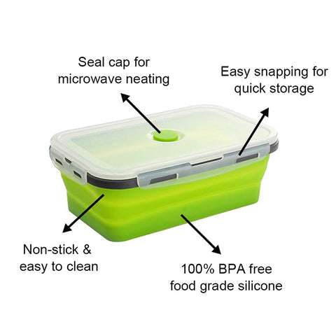 Collapsible Silicone Food Container