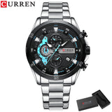 CURREN Stainless Steel Watches for Men