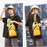 Fengdong fashion Yellow small crossbody bag