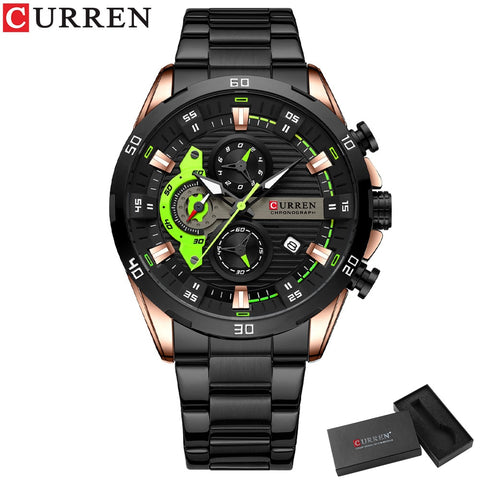 CURREN Stainless Steel Watches for Men