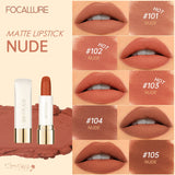 FOCALLURE Natural Matte Lipstick Waterproof