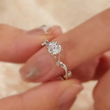 Crystal Engagement Design Rings for Women