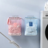 Foldable Wall Mounted Laundry Basket Dirty Clothes Storage