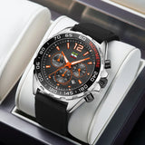 Chronograph Men Watches  Silicone Band