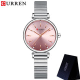 CURREN Fashion Simple Ladies Wrist watch Women