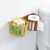 Punch-Free Toilet Paper Shelf