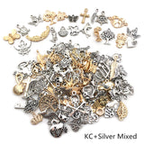 30PCS Mixed Tibetan Silver Pendant DIY Bracelet