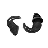 2Pcs 3 Layer Soft Silicone Ear Plugs Tapered Sleep Noise Reduction