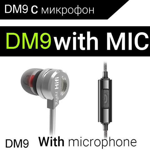 QKZ DM9 Zinc Alloy HiFi Earphone In Ear