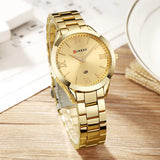 CURREN Gold Watch Women Watches