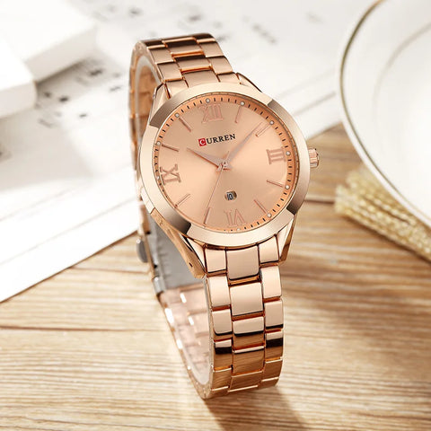 CURREN Gold Watch Women Watches