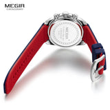 Megir Men's Chronograph Analog Quartz Watch