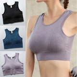 Seamless Sports Bra Top Fitness Women Racerback Running Crop Tops