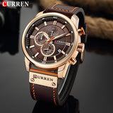 CURREN Brand Watch Men Leather