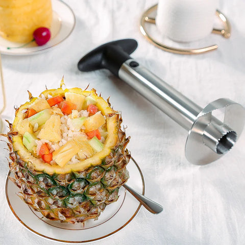 1PCS Stainless Steel Easy To Use Pineapple Peeler Slicers