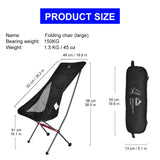 Widesea Camping Fishing Folding Chair