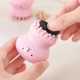 Pink cute little octopus cleansing brush sponge cleansing brush cleansing brush