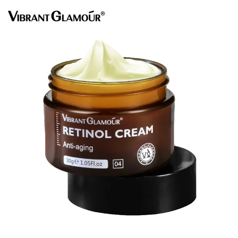 VIBRANT GLAMOUR Retinol Face Cream Anti-Aging Remove Wrinkle Firming Lifting Whitening Brightening Moisturizing Facial Skin Care