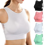 Seamless Sports Bra Top Fitness Women Racerback Running Crop Tops