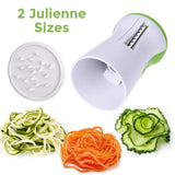 LMETJMA Heavy Duty Spiralizer Vegetable Slicer Vegetable Spiral Slicer Cutter Zucchini Pasta Noodle Spaghetti Maker