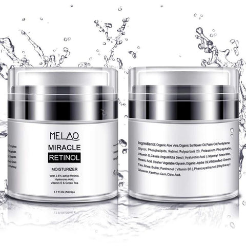 Retinol 2.5% Moisturizer Cream For Anti Aging And Reduces Wrinkles