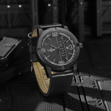 NAVIFORCE Casual Men Leather Strap