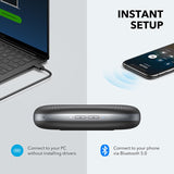 Anker PowerConf Bluetooth Speakerphone conference speaker with 6 Microphones