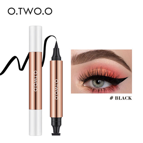 O.TWO.O Eyeliner Stamp Black Liquid Eyeliner Pen Waterproof