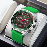 Chronograph Men Watches  Silicone Band