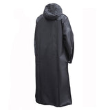 Black Waterproof Long Raincoat