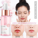 LAIKOU Serum Japan Sakura Essence Balance Grease Anti-Aging Hyaluronic Acid