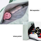 Women Sports Gym Bag Travel