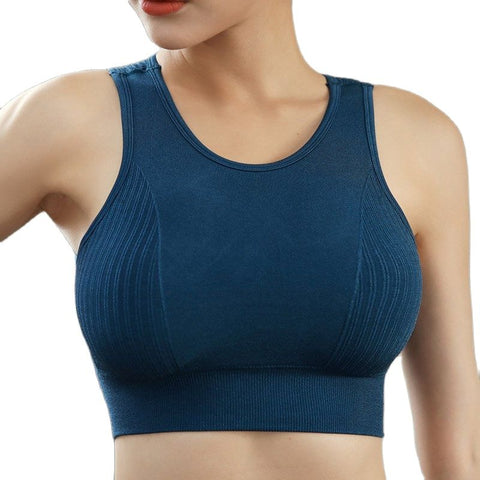 Seamless Sports Bra Top Fitness Women Racerback Running Crop Tops