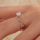 Crystal Engagement Design Rings for Women