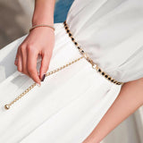 Pearl Beads Thin Waist Chain Belt