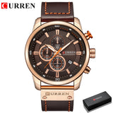 CURREN Date Quartz Men