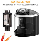 Portable Pencil Sharpener Electric Manual 2 in 1