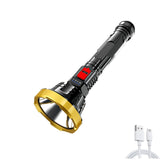 Big Strong Light LED Flashlight USB Rechargeable