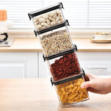 Sealed Jars Kitchen Grain Storage Organizer Large Tank Plastic Moisture-proof Storage Box