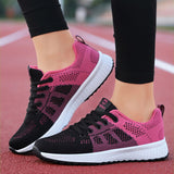 Women Casual Breathable Walking  Flat Sneakers