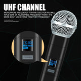 Wireless Microphone Handheld Dual Channels