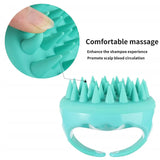 Scalp Scrubber  Brush Massager Clean Scalp Comb With Handle Hair Washing Brush