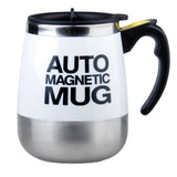 Automatic Self Stirring Magnetic Mug Stainless Steel