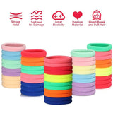 50/100Pcs Colorful High Elastic Hair Bands