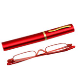 Mini Folding Reading Glasses Pen Clip Case