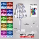 Diamond Table Lamp Led Touching Control