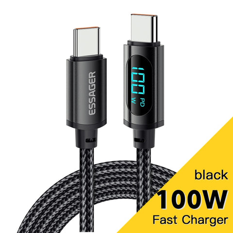 Essager Type C to Type C Cable 100W Fast Charging