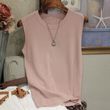 Fashion Female Sleeveless Casual Thin Tops