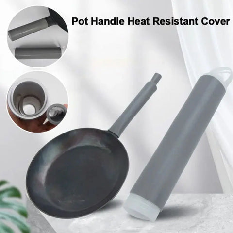 Anti-scalding Pot Handle Cover Silicone Holder High Heat Resistance Silicone Pot Handle Cover For Frying Pan