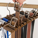 Tie Belt Hanger Wardrobe Belt Rotating Organizer Rack